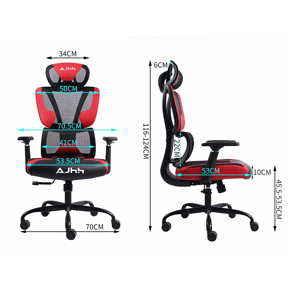 Геймърски стол RFG Strike черен-червен